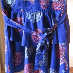 Odille Natural 100% Silk Skirt, Size S, Excellent Condition